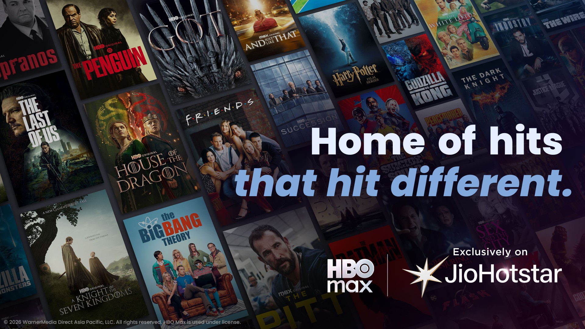 JioHotstar and Warner Bros. Discovery expand partnership with the exclusive launch of HBO Max in India