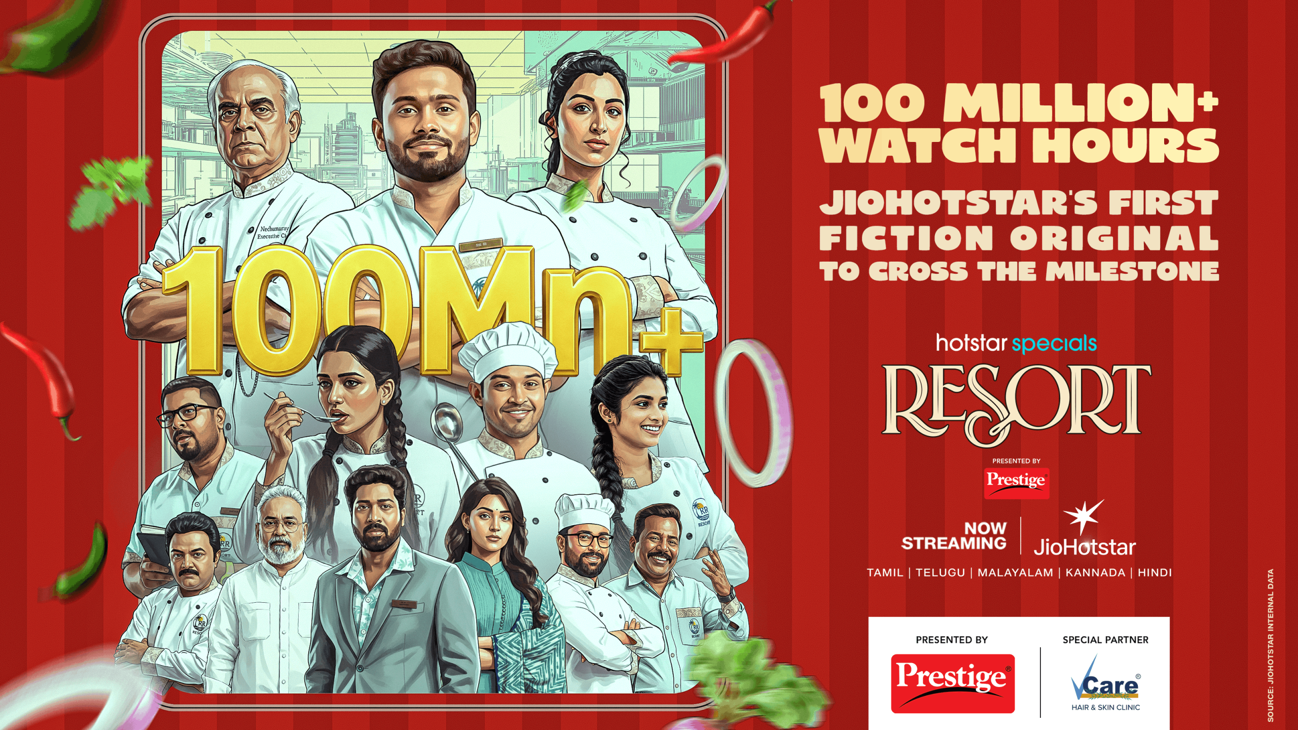 JioHotstar’s Tamil Original Resort Crosses 100 Million Watch Hours, Sets New Platform Benchmark