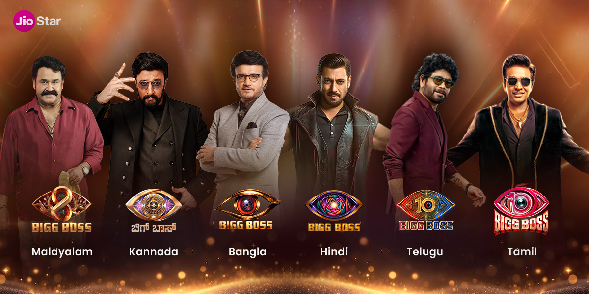 JioStar’s Bigg Boss Franchise Powers Into the Festive Season With Over 95 Marquee Sponsors Across Six Languages