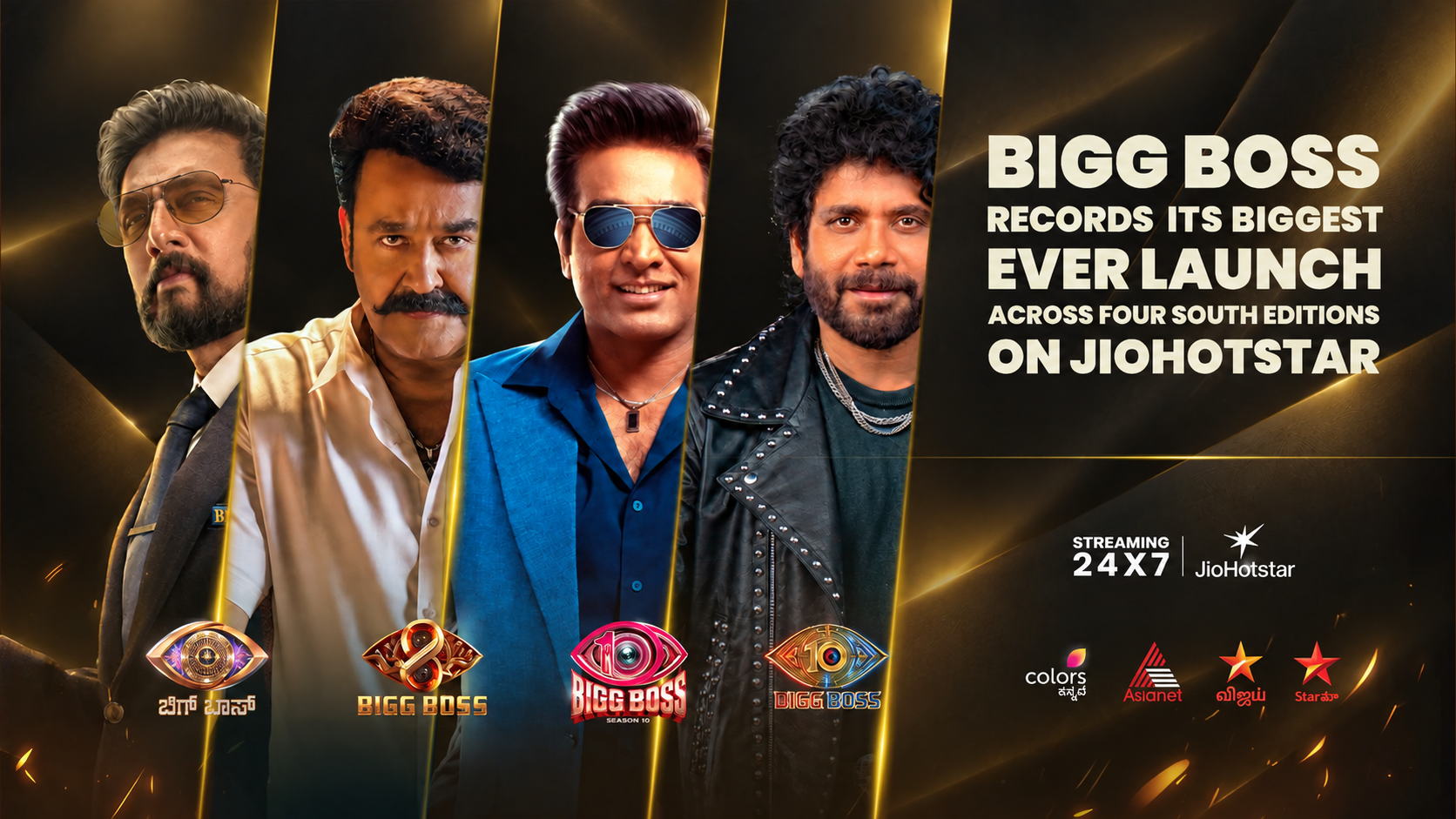 Bigg Boss South Crosses Half a Billion Watch Hours in Just 5 Weeks; 75+ Brands Bet Big on the Franchise